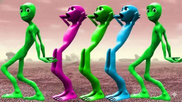 Funny Dancing Alien Parade on Planet Gigglepop