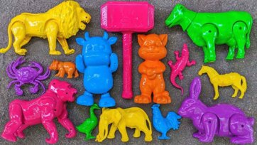 Colorful Animal Toys Learning Fun for Kids