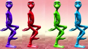 Dancing Color Aliens: The Funniest Rainbow Dance for Kids