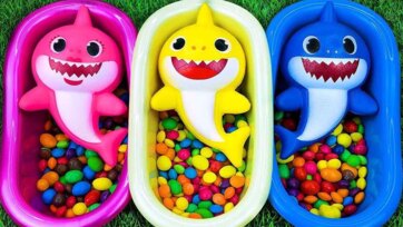 Happy Shark Candy Colors Adventure - Bright Playtime Fun and Learning for Kids