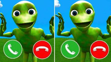 Funny Rainbow Aliens Dance and Call - Space Party for Kids