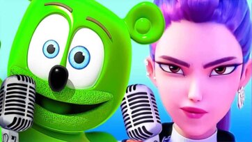 Playful Gummy Bear Music Show with Pop Star | Bright Singing Fun for Kids